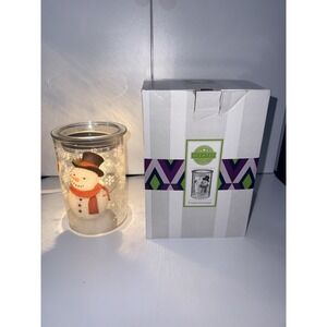 Scentsy Christmas Frosted Snowman Warmer DISCONTINUED 2019